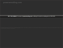 Tablet Screenshot of powerwrestling.com